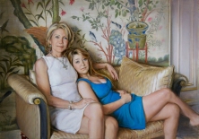 Christine & Megan Oil on canvas 44 � x 59 �
