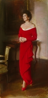 Joan Dale Hubbard Oil on canvas 91 � x 47