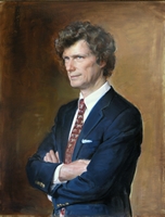 Stuart H. Johnson III Headmaster, St. Bernard�s School, New York, New York Oil on panel 34 � x 26 �