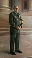 General Colin Powell Oil on canvas 92 � x 51 �